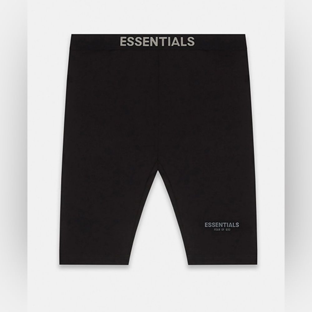 Essentials Fear Of God Black Biker Shorts